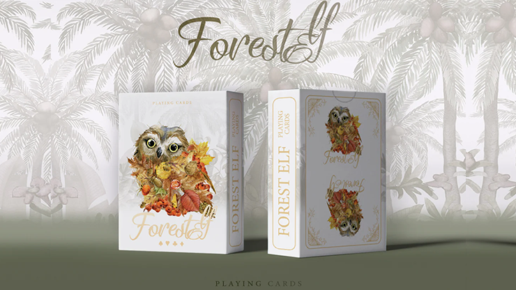 Forest elf Owl Playing Cards